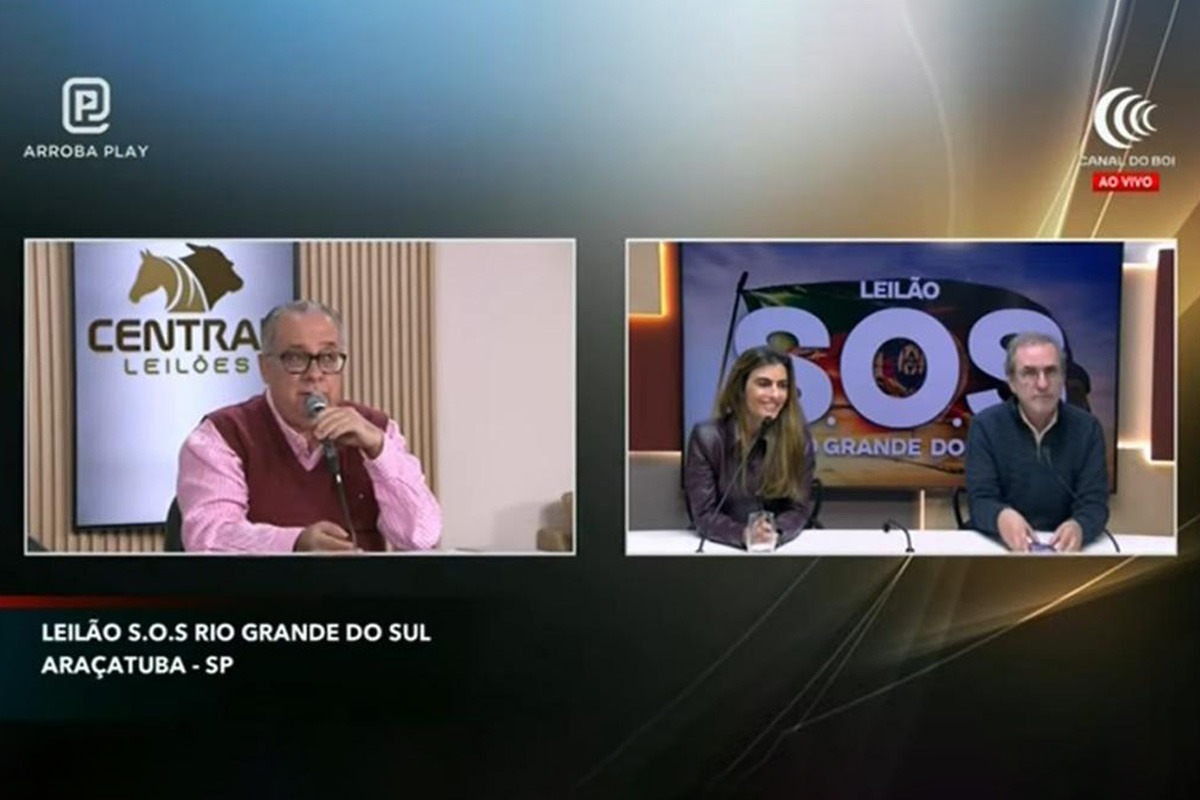 Clima de solidariedade garantiu o sucesso do Leilão S.O.S Rio Grande do Sul