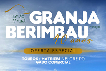 3º LEILÃO VIRTUAL GRANJA BERIMBAU