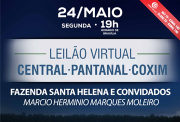 LEILÃO VIRTUAL CENTRAL - PANTANAL - COXIM