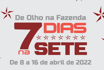 DE OLHO NA FAZENDA 7 DIAS NA SETE ESTRELAS (DE 08 A 16 DE ABRIL)