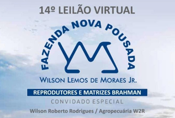 14º LEILÃO VIRTUAL FAZENDA NOVA POUSADA E CONVIDADO ESPECIAL