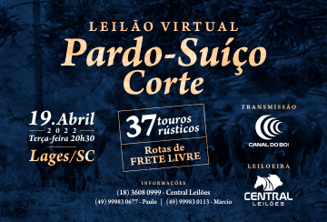 LEILÃO VIRTUAL PARDO-SUIÇO CORTE