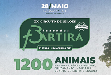 XXI CIRCUITO DE LEILÕES FAZENDAS BARTIRA - 2ª ETAPA