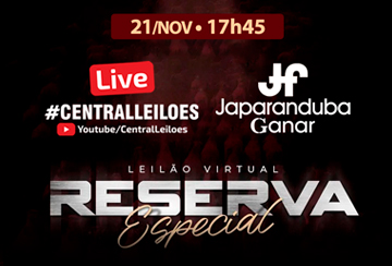 LIVE - LEILÃO VIRTUAL RESERVA ESPECIAL JAPARANDUBA GANAR