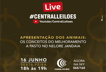 LIVE - APRESENTAÇÃO DOS ANIMAIS: OS CONCEITOS DO MELHORAMENTO A PASTO NO NELORE JANDAIA