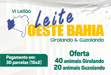 VI LEILÃO LEITE OESTE BAHIA