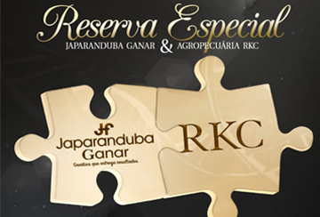 LEILÃO RESERVA ESPECIAL JAPARANDUBA GANAR & AGROPECUÁRIA RKC